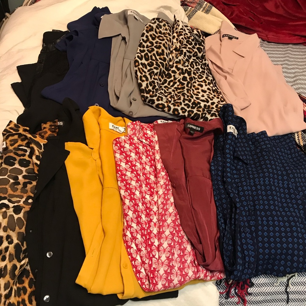 11 portofino shirts from Express